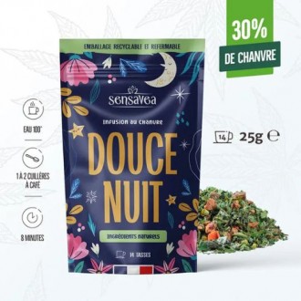 Infusion CBD bio "Douce Nuit" 25g - Pop CBD