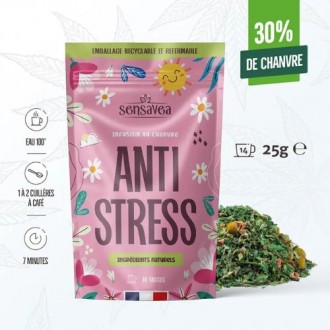 Infusion CBD bio "No Stress" 25g - Pop CBD