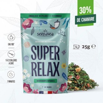 Infusion CBD bio "Super Relax" 25g - Pop CBD